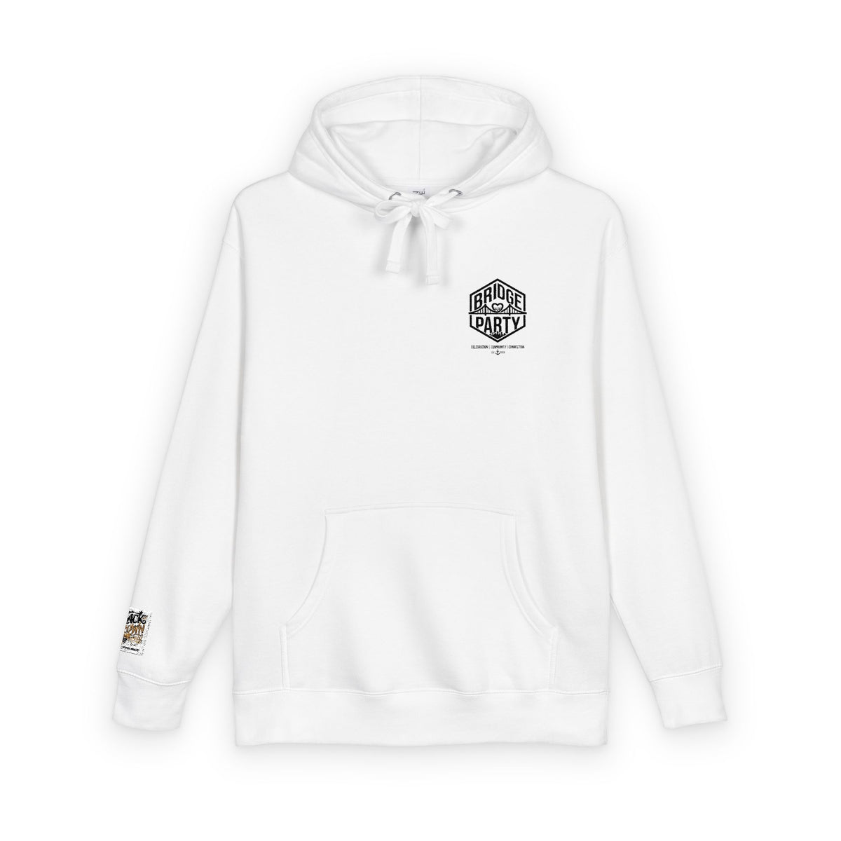 Minimal "Bridge Party" Hoodie