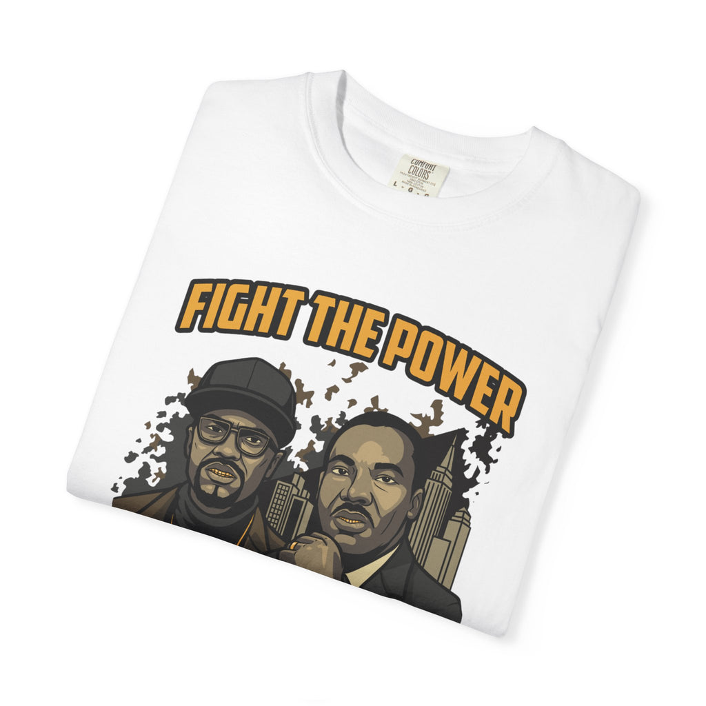Fight The Power T-Shirt — Malcolm X & Dr. Martin Luther King Jr. Tribute